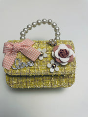 Green Bow Charm Bag